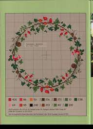 Kreuzstich.ein traditioneller kranz, wie er gerade im geliefert wird die packung mit 1,50 cm leinenband ungebleicht, der stickvorlage, seidengarn in ausreichender menge. 100 Kranze Ideen Kreuzstich Sticken Weihnachten Kreuzstich