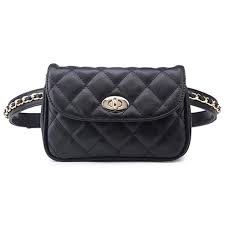 Chanel tas pinggang wanita waistbag bumbag bordir hitam : Tas Pinggang Wanita Luxury Waist Bag 1534 Black Jakartanotebook Com