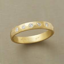 Image Result For Matte Gold Band With Inlaid Diamonds Gold Diamond Band Black Gold Ring Chalcedony Ring