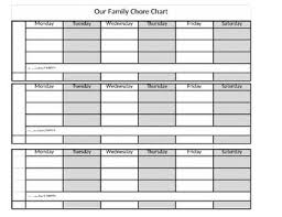 Family Daily Chore Chart By The Creative Approach Tpt
