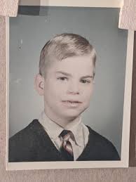 I have braces, courtesy of Dr. Mendelssohn in Charleston, in this school  picture. I am pretty sure this is 7th grade, at MBJHS, but maybe sixth at  Myrtle Heights Elementary. My father