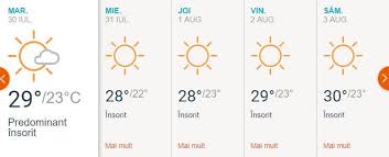 Deseori, în această lună perioade cu zilele însorite şi calde (uneori chiar caniculare) alternează cu perioade cu zile reci si ploioase, iar ploile au adesea caracter torenţial. Vremea La Munte Èi La Mare Prognoza Meteo In Grecia Turcia Bulgaria Antena 1