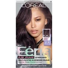 Hair dye is classified into three major groups — temporary, semipermanent, and permanent. L Oreal Paris Feria Multi Faceted Shimmering Permanent Hair Color 525 Purple Smoke 1 Kit Walmart Com Walmart Com