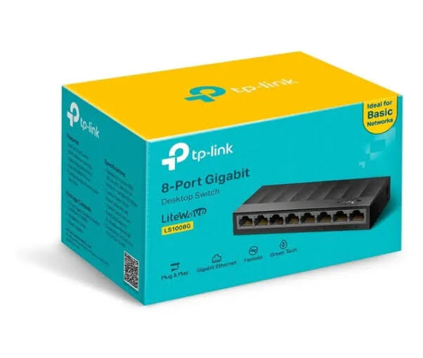 TP-Link LS1008G 8-Port Gigabit Desktop Switch