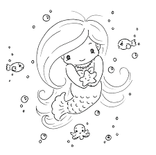 Coloring mermaids is especially soothing because of all the cool blues and purples that are used. Mermaid Coloring Pages Rocks Staggering Sheets Cute Little Pictures Printable Dialogueeurope