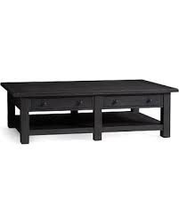 You might also like this photos. Shop Deals For Benchwright Grand Wood Coffee Table With Drawers Blackened Oak 60 L