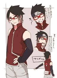 Sarada Uchiha Male Version Boruto Naruto Next Generations Sarada Uchiha Boruto Meninas Naruto