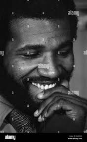 Thomas "Hollywood" Henderson bites his lip during a press conference in  Dallas, Texas, Nov. 20, 1979. The Dallas Cowboy linebacker said he "always  wanted to be remembered as a Cowboy" and that's