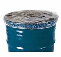 Shower Cap Drum Covers | 55 Gallon, PVC, Frosted Clear, 8 ...