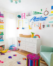 Studio Diy Makes Life A Party With Colorful Bedroom Transformations Rainbow Room Kids Unisex Kids Room Kid Room Decor