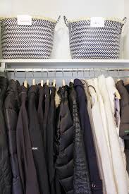 The coat closet always seems to be an overstuffed mess. Small Coat Closet Storage Solutions Blue I Style