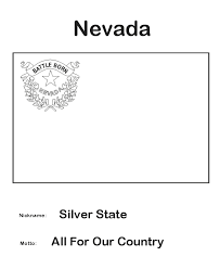 Nevada State Flag Coloring Page Flag Coloring Pages Washington State Flag Nevada Flag