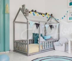 Play Tent Children Bed For Toddler Is Montessori Bed House Etsy Kid Beds Kids Bed Frames Baby Crib Mattress