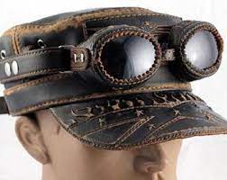S Xxxl Size Natural Genuine Leather Cap Colfskin Hat With Etsy Leather Cap Genuine Leather Leather Hats