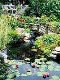 For that reason, we have made this collection of 30 beautiful backyard ponds and water garden ideas with which we hope to supply you with a lot of creative ideas and hopefully spark a little wish in your mind to create something similar in your own backyard. Water Garden Landscaping Ideas Better Homes Gardens