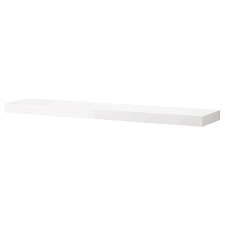 Today i'm making some white gloss floating shelves out of mdf but with no visible mdf edge grain. Lack Wall Shelf White High Gloss 110x26 Cm Ikea Ireland