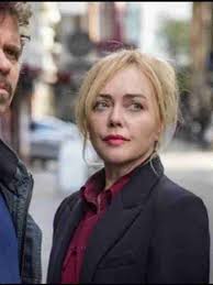 Angeline Ball Hidden Assets Blue Blazer