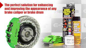 The E Tech Brake Caliper Paint Is A Unique One Part Paint System That Has Been Specially Formulated For Brake Caliper App Caliper Paint Brake Calipers Calipers