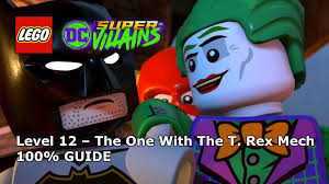 1 platinum, 3 gold, 10 silver, 32 bronze. Lego Dc Super Villains The One With The T Rex Mech 100 Guide