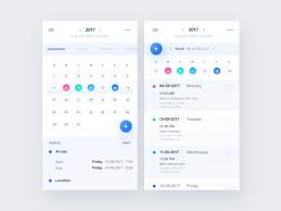 Calendar Calendar App Mobile App Design App Interface