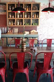 Kaper Design Restaurant Hospitality Design Inspiration Noodlebox Red Dining Chairs Restaurant Decor Dining Chairs