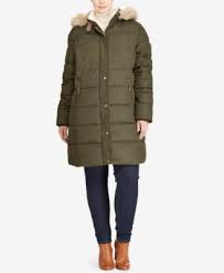 Lauren Ralph Lauren Plus Size Faux Fur Trim Quilted Puffer Coat Macys Com Coat Plus Size Coats Puffer Coat Shop ralph lauren women's jackets & coats at up to 70% off! pinterest