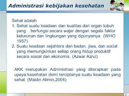Buku administrasi kebijakan kesehatan pdf. Administrasi Kesehatan Prodi Kesehatan Masyarakat Ppt Download