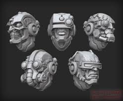 How Do You Like Our Cyberpunk Vision Would You Like Us To Explore This Style In Next Projects Scifi Sf Cybe Miniatures Warhammer 40k Miniatures Cyberpunk