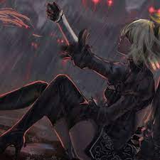 Download 2b Nier Automata Under The Rain Live Wallpaper Engine Free Fascinating Live Wallpaper For Pc From Stea Rain Wallpapers Nier Automata Live Wallpapers