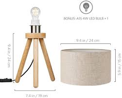 Tomons Nachttischlampe Minimalistischer Stil Geeignet Fur Schlafzimmer Mit Warmer Gemutlicher Atmosphare 4 W Led Im Lieferumfang E Led Nachttischlampe Lampe