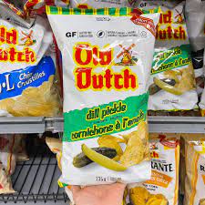 加拿大空運直送】Old Dutch Dill Pickle Chips 刁草酸瓜味薯片235g