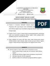 This opens in a new window. Kertas Konsep English In Camp 2019