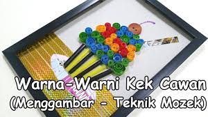 Menghasilkan satu diorama bertemakan hidupan laut yang menarik. Warna Warni Kek Cawan Menggambar Teknik Mozek Youtube
