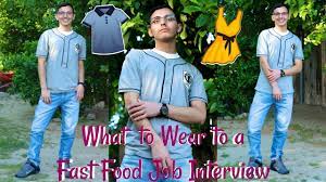 How To Dress For A Fast Food Job Interview Interview Outfits Youtube