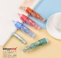 Large-Capacity 12-Meter Correction Tape 360 Degree Rotation Colorful  Plastic Replacement Core Refillable