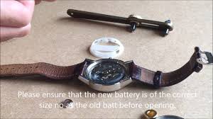 How To Replace A Fossil Watch Battery