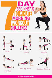 Morning Workout Challenge My Exercises Plan Workout Challenge Morning Workout Quick Morning Workout