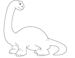 Kleurplaat dinosaurus op kids n fun nl. Dinosaurus Kleurplaten Printen