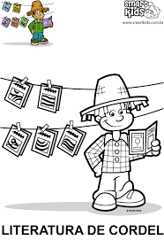 Colorir Desenho Literatura De Cordel Desenhos Para Colorir Smartkids