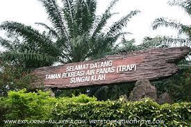 Berdekatan taman tema air gunung / air panas hot spring sg klah, sungkai, perak. Sungai Klah Hot Springs Perak Malaysia