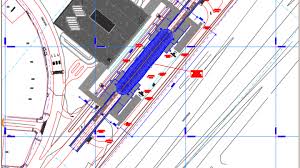 Metro Station General Arrangement And Layout Site Plan Autocad Drawing Layout Site Site Plan Autocad