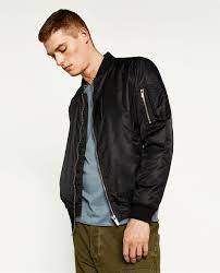 Basic Bomber Jacket Bombers Man Zara Indonesia Bomber Jacket Jackets Mens Bomber