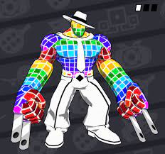 Rainbow/Rubiks cube Grid [Lethal League Blaze] [Mods]