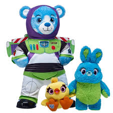Disney And Pixar Toy Story 4 Bear Buzz Lightyear Ducky And Bunny Gift Set Bunny Gifts Build A Bear Toy Build A Bear
