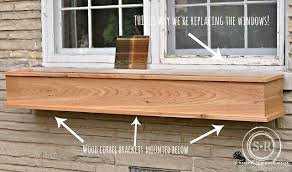 How To Build A Diy Rustic Cedar Window Flower Box Window Boxes Diy Window Box Flowers Window Planter Boxes