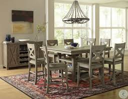 Outer Banks Driftwood Square Adjustable Extendable Storage Dining Room Set In 2020 Square Dining Room Table Dining Room Storage Farmhouse Round Dining Table