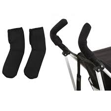 2 Adet Grup Siyah Neopren Bebek Arabasi Kavrama Kapak Arabalari Poussette Kolu Koruyucu Kapak Kol Stroller Accessories Baby Stroller Accessories Baby Strollers