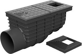 Side street drain, outlet D110, square cover - CHUDĚJ, s.r.o.