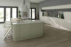 We love the simplicity seen here, it pairs nicely with whites and. Atlantis Kitchens Inspiration Modern Kitchens Handleless Painted Ivory Sage Kitchen Inspiration Modern Kitchen Inspiration Design Kitchen Design Styles