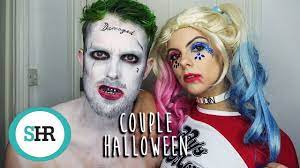 Joker doing hand sign illustration, joker heath ledger the dark knight harley quinn batman, joker, heroes, dc comics, villain png. Harley Quinn Joker Couple Halloween Costume 2017 Youtube